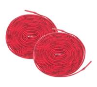 FOMIYES 2 Paires de Lacets de Hockey Résistants à l'usure en Polyester 244 Cm Rouges Lacets de Chaussures de Sport de Rechange pour Patins de Hockey sur Glace et Roller Accessoires Glace