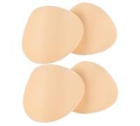 FOMIYES 2 paires Épaulettes Amovibles Mousse de Coussinets Dérapants pour Vêtements pour Épaules Accessoires de Couture Unisexes Couleur Beige
