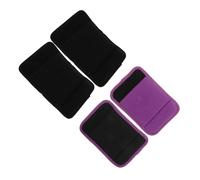FOMIYES 2 Paires Housses Antidérapantes pour Poignées de Déambulateur, | Polyester et Caoutchouc, Texture Moderne à Rainures, pour Seniors et Patients Après Chirurgie