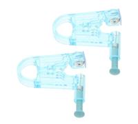 FOMIYES 2 Pièces à Percer Les Oreilles Perceur De Clou D'oreille Outil De Perçage D'oreille Jetable Piercing Dispositif D'ongle D'oreille Perce-oreille Jetable Bleu Plastique