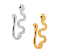 FOMIYES 2 Pièces Anneau de Nez Cuivre Pince-nez sans Piercing Bijou de Nez Élégant pour Fille Lot de Anneaux