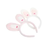 FOMIYES 2 Pièces Bandeau D'oreille De Lapin Bandeau De Maquillage Bandeaux Femmes Porte-arc Pour Les Arcs De Cheveux Des Filles Fabricant De Chignons Bandeaux Bébé Fer Forgé
