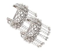 FOMIYES 2 Pièces Belly Dance Bell Armlet Lightweight Upper Arm Cuff For Women Party Accessory