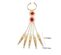 FOMIYES 2 pièces Bracelet de Danse Ventre Doré avec Ongles Intégrés pour Femmes Accessoires Costume Égyptien Décor Brillant pour Carnaval et Fête