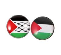 FOMIYES 2 pièces Broche Drapeau Palestine de Épingles de Revers Uniques pour Vêtements et Sacs Accessoire de Mode Engagé Lot