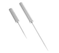 FOMIYES 2 Pièces Ciseau à Glace en Acier Inoxydable 201 Portable, Léger pour Casser la Glace, Outil pour Bar et Usage Domestique