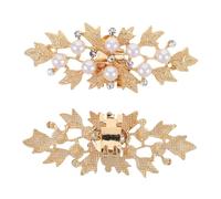 FOMIYES 2 pièces Clips Fleurs et Perles Fausse pour Talons Accessoires Détachables pour Événements de Mariage et Fêtes