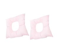 FOMIYES 2 Pièces Couvre-lit De Massage Pour Salon De Beauté Oreiller Face Vers Le Bas Avec Trou Oreiller Pour Le Visage Du Salon De Massage Pour Le Visage Pink