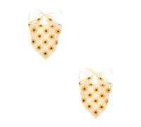 FOMIYES 2 Pièces Écharpe Fleurie Élastique Respirant Bandeau Turban Mode Confortable et pour Yoga Fêtes et Usage