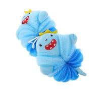 FOMIYES 2 Pièces Éponges de Bain Garçon Fille Forme de Requin Éponges Maille pour et Tout Petits Accessoires de Bain Résistants et Ludiques Mignons