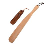 FOMIYES 2 pièces Long Manche Hêtre pour Seniors et Femmes Accessoire Pratique pour Enfiler des Chaussures Compact pour Voyage et Usage