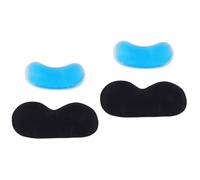 FOMIYES 2 Pièces Masque Pour Les Yeux De La Banquise Couvre-yeux En Gel Bouclier Pour Les Yeux Secs Cache Yeux Fatigués Œil Sec Masque De Sommeil Les Yeux Bandés Dormir De Glace Soie