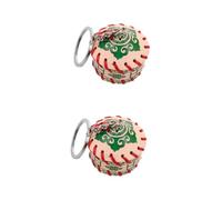 FOMIYES 2 Pièces Mongolian Yurt Keychain Pendant Unique Chinese Style Travel Souvenir Charm For Culture Lovers And Decoration