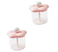 FOMIYES 2 Pièces Mousseur Pour Le Visage Outils À Main Shampooing Outils De Nettoyage Machine À Bulles Voyage Nettoyage Du Visage Pp Bouteille De Mousse De Voyage Rose Ménage