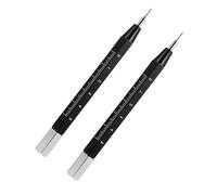 FOMIYES 2 Pièces Outil de Retrait de Bracelet de Montre avec Échelle Fourchette à Ressort Haute Précision pour Ajustement et Remplacement Facile des Bracelets