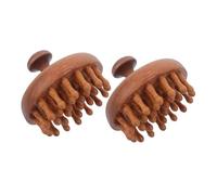 FOMIYES 2 Pièces Peigne de Massage pour Design Disque Large Dents pour Détente Stimulation des Points Acupuncture Démêlage Facile Soin Cheveux Hommes et Femmes