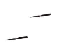 FOMIYES 2 Pièces Peigne Trois Rangées Bois avec Poils de Sanglier pour Coiffure Bouclée Ergonomique et Professionnel Adapté Salon et Usage Domestique