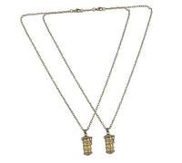 FOMIYES 2 Pièces Pendentif Urne de Crémation pour Cendres Collier Commémoratif Bijoux pour Souvenir de Petits Animaux et Êtres Ouvrant Urne Décorative
