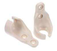 FOMIYES 2 Pièces Support d'embrayage pour Store Enrouleur en Plastique Beige Résistant aux Intempéries Installation Rapide, Accessoire pour Stores et Parasols de Jardin Extérieur