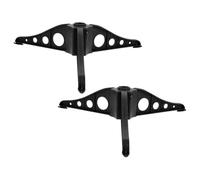 FOMIYES 2 Pièces Support pour Sapin de Noël en Plastique Noir Stable et Décoratif, Base Robuste sans Outils, pour Arbres Artificiels à Domicile ou Bureau