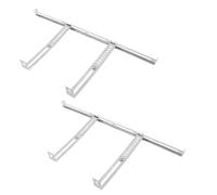 FOMIYES 2 Pièces Support Stable en Acier Inoxydable Plateau de Collecte D'eau pour Climatiseur, Conçu pour Fête, Installation Modulaire sans Soudure Adapté aux Zones Côtières
