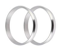 FOMIYES 2 Rondelles en Aluminium de Rechange pour Machine à Sceller Thé Lait, Joint D'étanchéité Diamètre 90 Mm vers 85 Mm, Accessoires pour Machines à Emballer sous Vide, Lot de 2