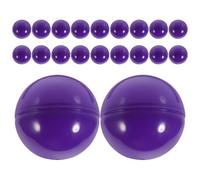 FOMIYES 20 Boules de Tombola Ouvrables en Plastique 4 Cm, Lot de 20 Pièces Violettes, Accessoires pour Distributeurs Automatiques et Jeux D'activités de Fête, pour Team Building