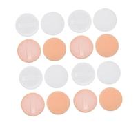 FOMIYES 20 pièces Coussinets Maquillage Coton Rond et Fond de Teint Doux avec Ruban Blanc et Teint Applicateurs Cosmétiques pour Peau Délicate