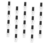 FOMIYES 20 pièces Flacons Vides Forme de Cœur pour Vernis à Ongles Supports Manucure pour DIY Personnalisées et Stockage Vernis UV