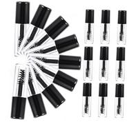 FOMIYES 20 Pièces Mini Tubes de Mascara Vides Rechargeables Transparentes pour DIY Maquillage Cils Portable et Pratique Cosmétiques
