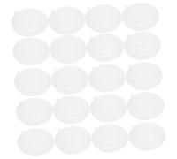 FOMIYES 20 Pièces Moules de Masque Facial PVC Réutilisables Plateau de Masque Algue DIY Outil Pratique et Sûr pour Soins Peau