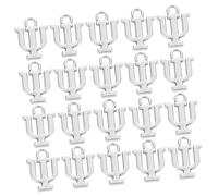 FOMIYES 20 Pièces Psi Symbol Charms pour DIY Bijoux Pendentifs Lettres Psychologie pour Colliers Bracelets Accessoires Créatifs