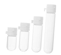 FOMIYES 20pièces Bouteille De Cosmétique Liquide Verre Avec Couvercle Contenant De Lotion Récipient Tubulaire Bouchon Distributeur Anti-fuite Pour Voyage Usage Domestique Réutilisable