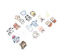 FOMIYES 20pièces Broches De Dessin Animé Acrylique Accessoires Vestimentaires Pour Sacs à Dos Chapeaux Et Décorations Lot De Motifs Variés