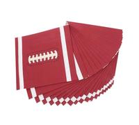 FOMIYES 20pièces Serviettes Décoratives Football Serviettes à Thème Rugby Pour Événements Et Familiaux