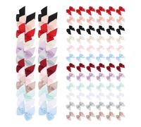 FOMIYES 240 Pièces Lot de Mini Nœuds Ruban Colorés pour Loisirs Créatifs Petits Nœuds Décoratifs pour Vêtements Mariage Scrapbooking Cartes et Accessoires DIY