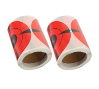 FOMIYES 250 Autocollants Cibles Rondes Adhésives 3 Pouces en ABS Cibles de Tir Colorées pour Entraînement Extérieur Légères et Solide