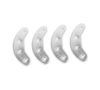 FOMIYES 2paires Plaques De Talon Métal Pour Embouts De Talonnettes Antidérapants Outils De Réparation Pour Chaussures Hommes Clous à Vis Pour Talons