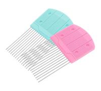 FOMIYES 2pcs Peignes à Fabriquer Papier en Plastique et Acier Inoxydable, Outils de Quilling Polyvalents et Faciles à Utiliser pour Loisirs Créatifs DIY