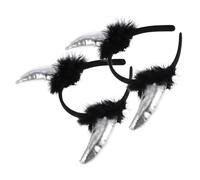 FOMIYES 2Pièces Bandeaux de Diable pour Halloween Accessoires de Cosplay pour Adultes Parfait pour Fêtes et Performances