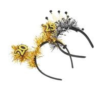 FOMIYES 2pièces Bandeaux Pailletés Pour Nouvel An Coiffure De Fête Coiffure De Noël Accessoire Pour Cheveux -tête Étoile Diadème Pour Nouvel An Chapeau De Fête Pour Réveillon
