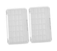 FOMIYES 2pièces Boîte Rangement Maquillage Vide Palette Fard à Paupières Rechargeable Étui Blush Poudre Organisateur Pour Femmes