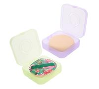FOMIYES 2pièces Bouffées Triangulaires Pour Maquillage Éponges Et Réutilisables Pour Fond De Teint Et Utilisation Sèche Et Humide Outils De Maquillage Non Absorbants