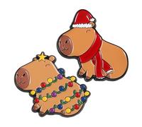 FOMIYES 2pièces Broches Émail Animaux De Métalliques Cartoons Pour à Accessoires De Mode Pour Et Femmes