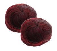 FOMIYES 2pièces Chignon Postiche Pour Femme Accessoires De Coiffure Clip Mariages Et Quotidien Éléments Élégants Pour Coiffures Chignon Extension De Cheveux Naturels