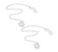 FOMIYES 2pièces Collier Pendentif Forme De Patte De Chat Bijou Commémoratif Pour Animal De Compagnie Cadeau Souvenir Pour Amoureux Des Chats