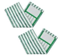 FOMIYES 2pièces Lingettes De Nettoyage Microfibre Lingettes De Rechange pour Balai Plat Lavables Et Réutilisables pour Nettoyage De Maison