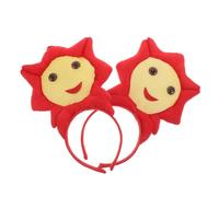 FOMIYES 2pièces Lot de Bandeaux Tournesol Coiffe Marguerite pour Femme Couronne de Fleurs Décorative Accessoire de Déguisement pour Fête