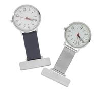 FOMIYES 2pièces Lot de Montres pour Médecin Infirmière Portable Simple Élégant Facile Lire Heure