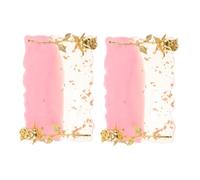 FOMIYES 2pièces Palette de Mélange Rétro pour Nail Art et Maquillage avec Cadre de Présentation Surface Antidérapante Mélange de Couleurs Ajustable